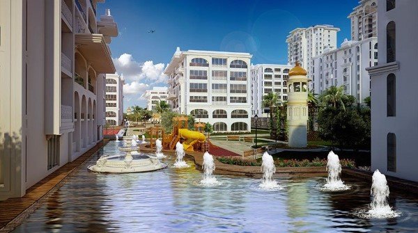 	 Luxury Grand Apartments for Sale in Istanbul - Excellent Facilites - complex view