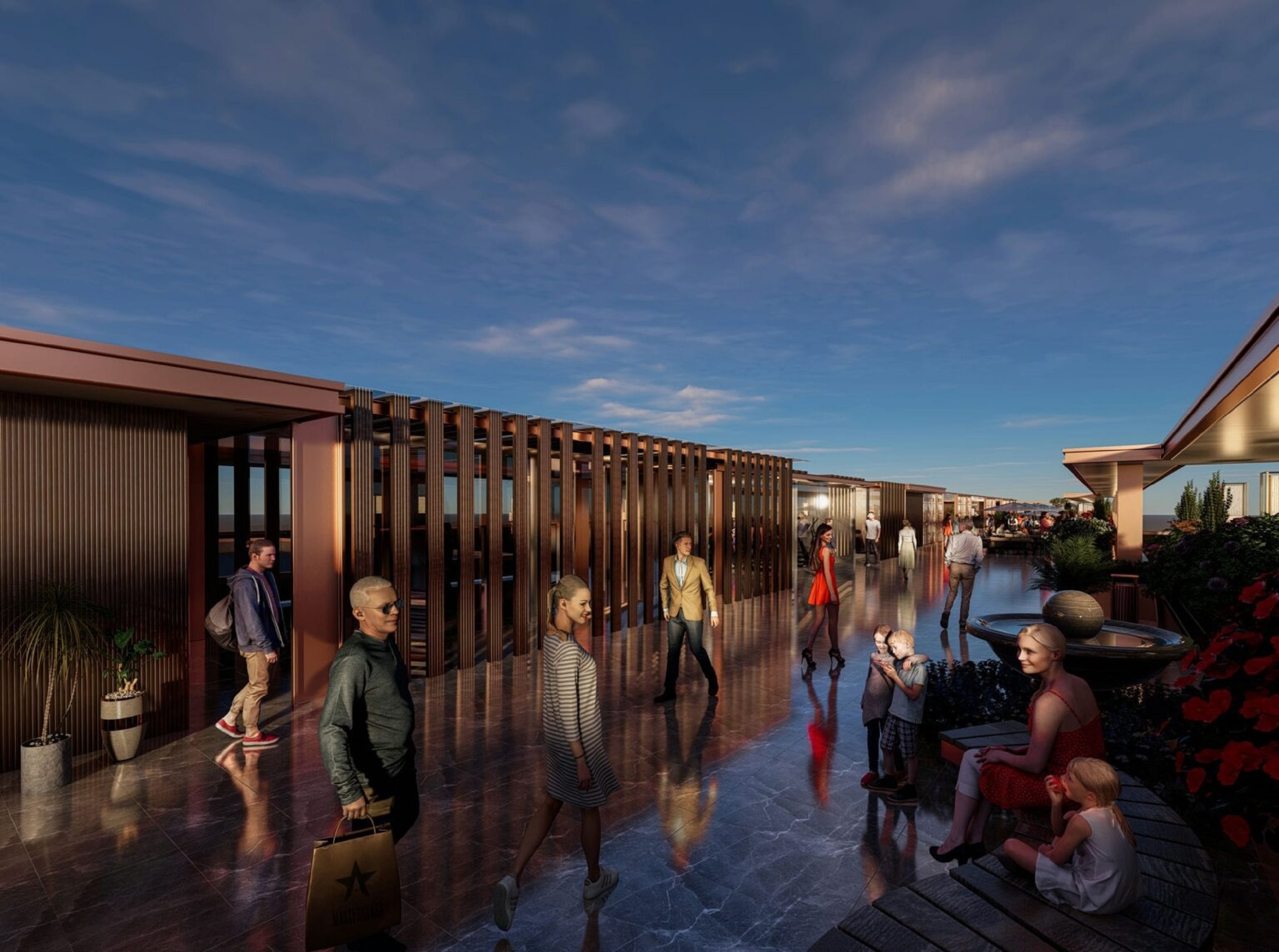 Innovative Istanbul Property For Sale in Avcilar - Social exterior areas