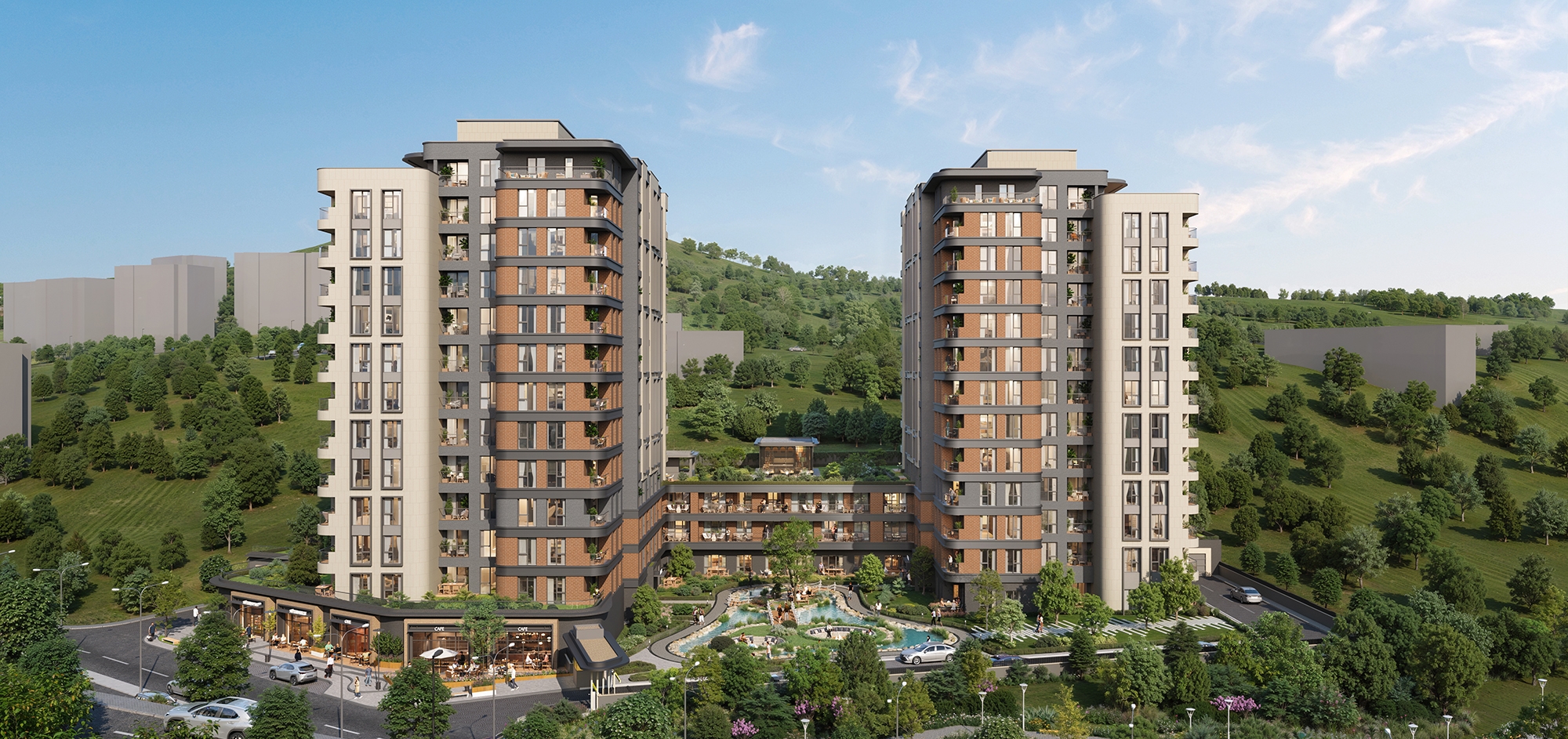 Modern Istanbul Residence Apartments For Sale - Main view of the project