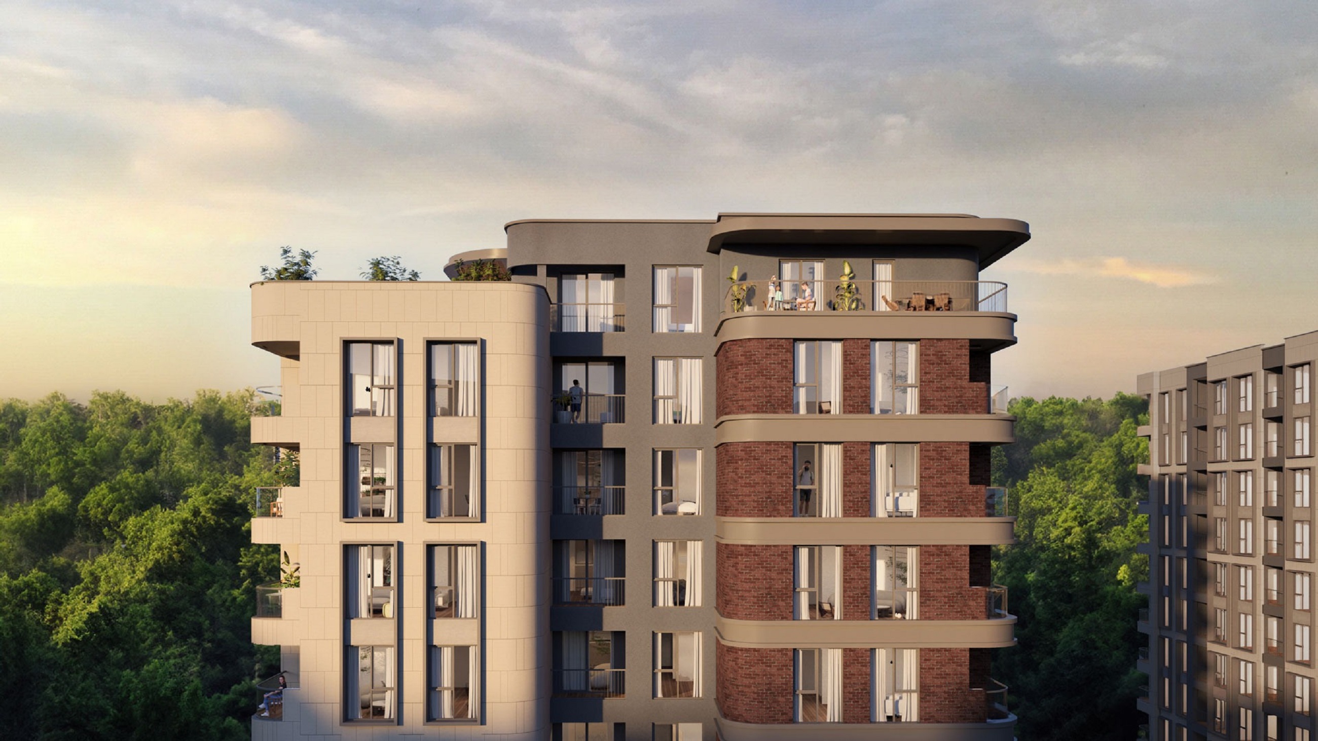 Modern Istanbul Residence Apartments For Sale - Modern architecture