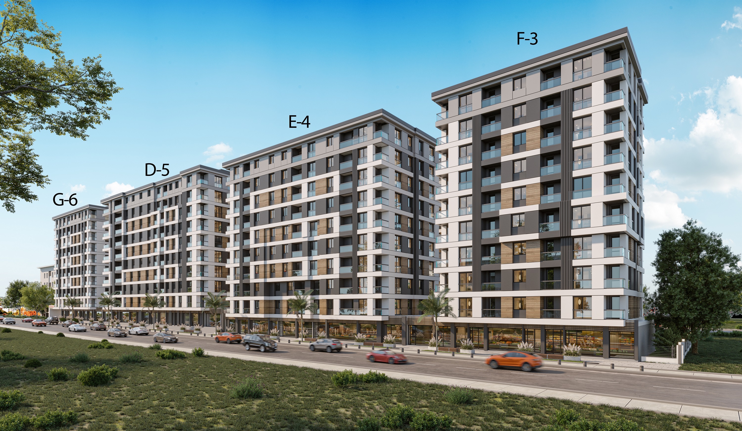 Off-Plan Istanbul Residence Apartments For Sale In Kucukcekmece - Modern residential apartments