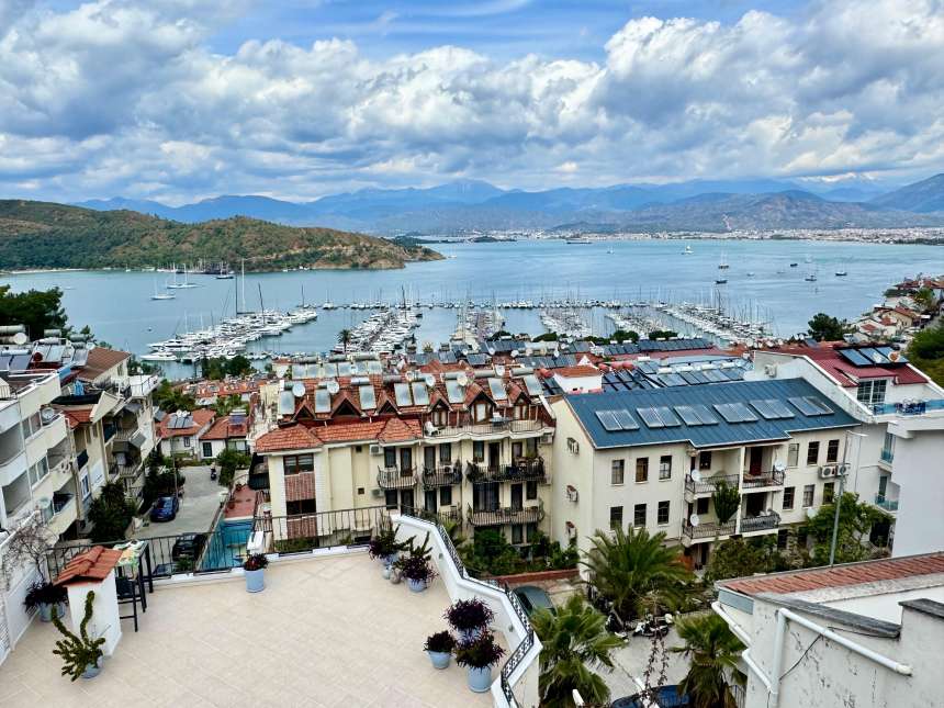 A Renovated Sea-View Fethiye Property For Sale - Panoramic sea, harbour and nature views