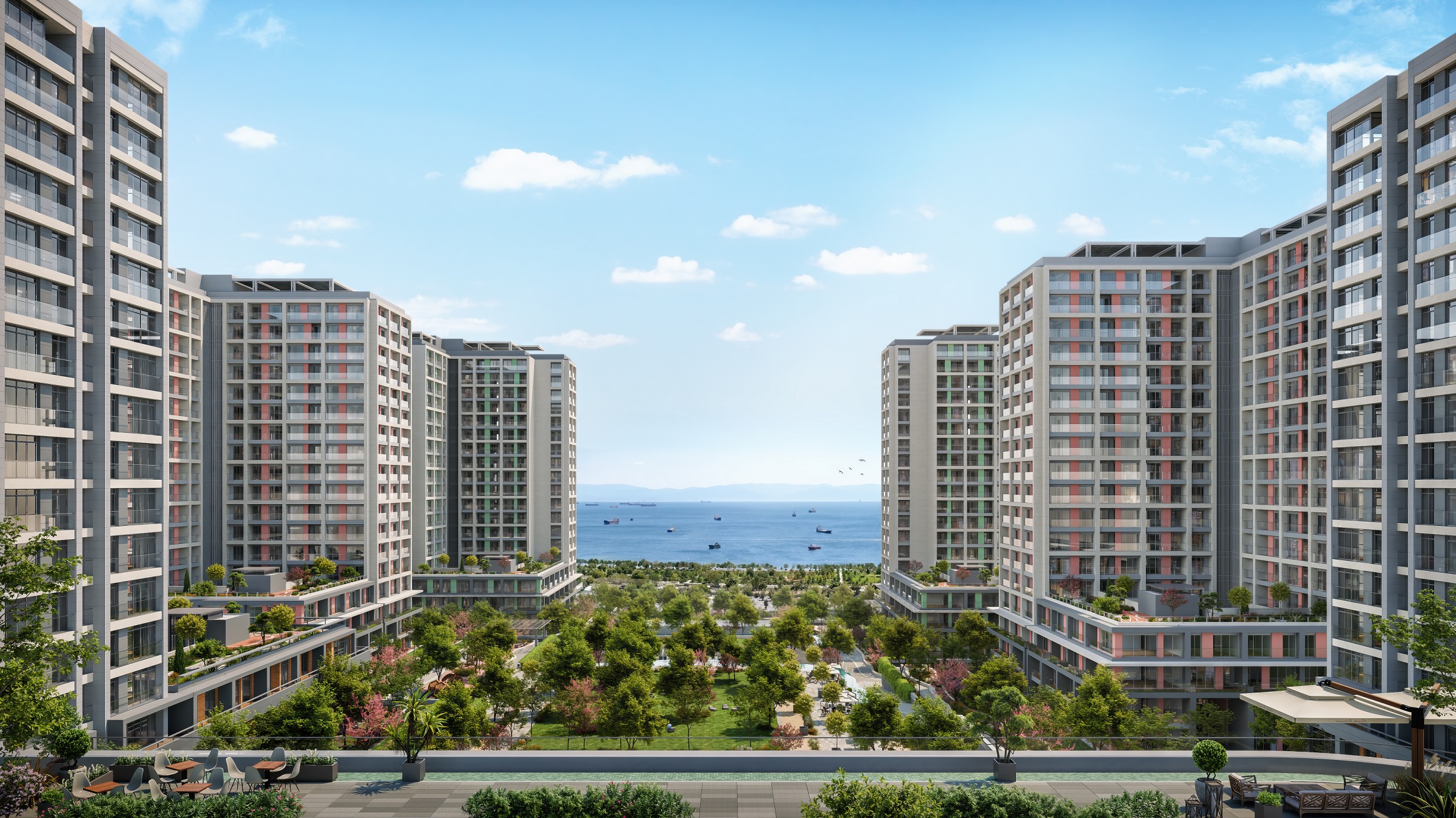 Stunning Off-Plan Property In Istanbul Asia For Sale – A luxury complex with sea views
