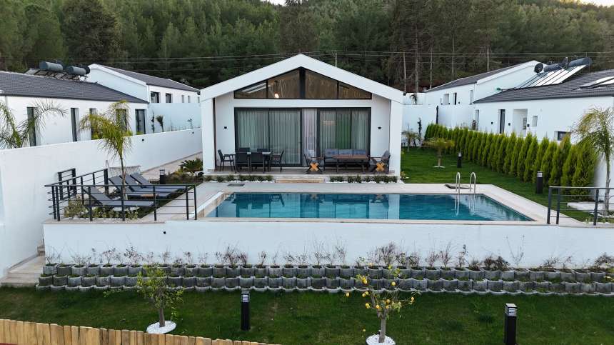 Newly-Built Fethiye Property For Sale - Main view of the bungalow