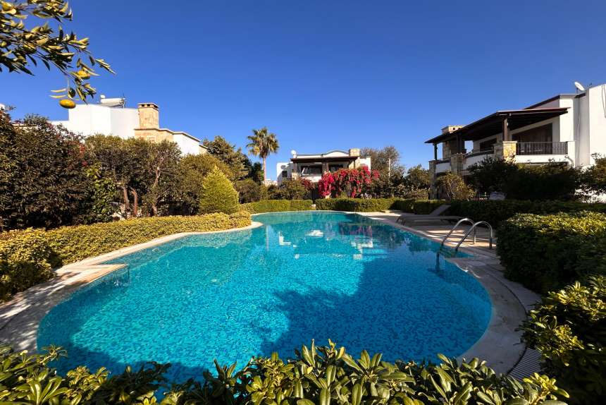 Tranquil Two-Bedroom Apartment In Bodrum For Sale - An enticing communal pool