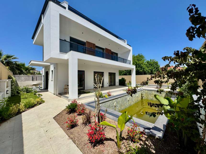 Superior Detached Fethiye Property For Sale - Main view of the villa with private pool