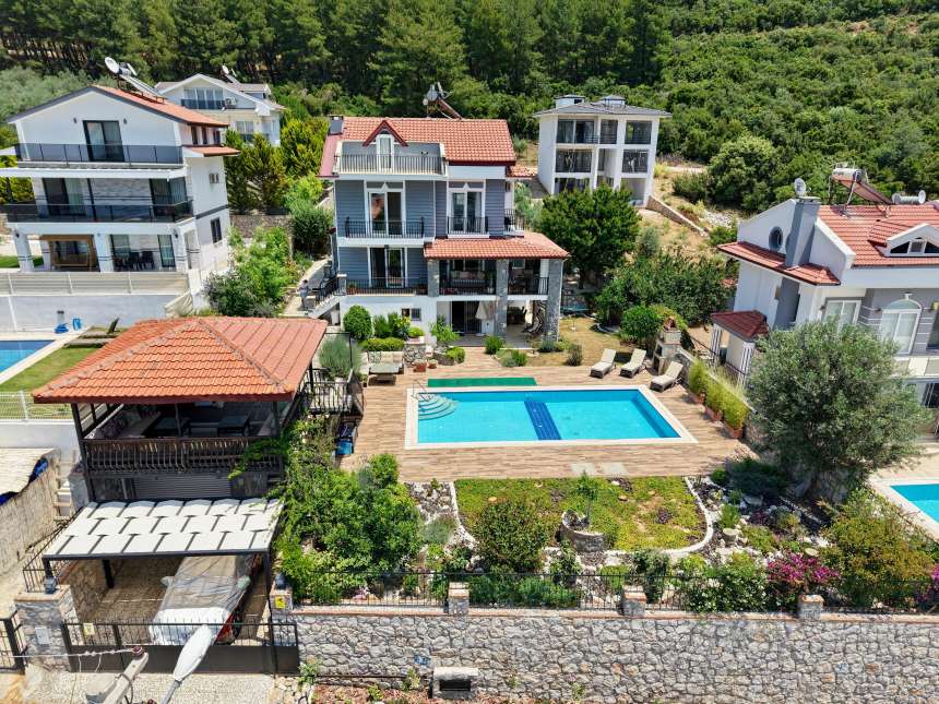 A Serene Investment Property In Fethiye For Sale - A hillside villa with vast private plot