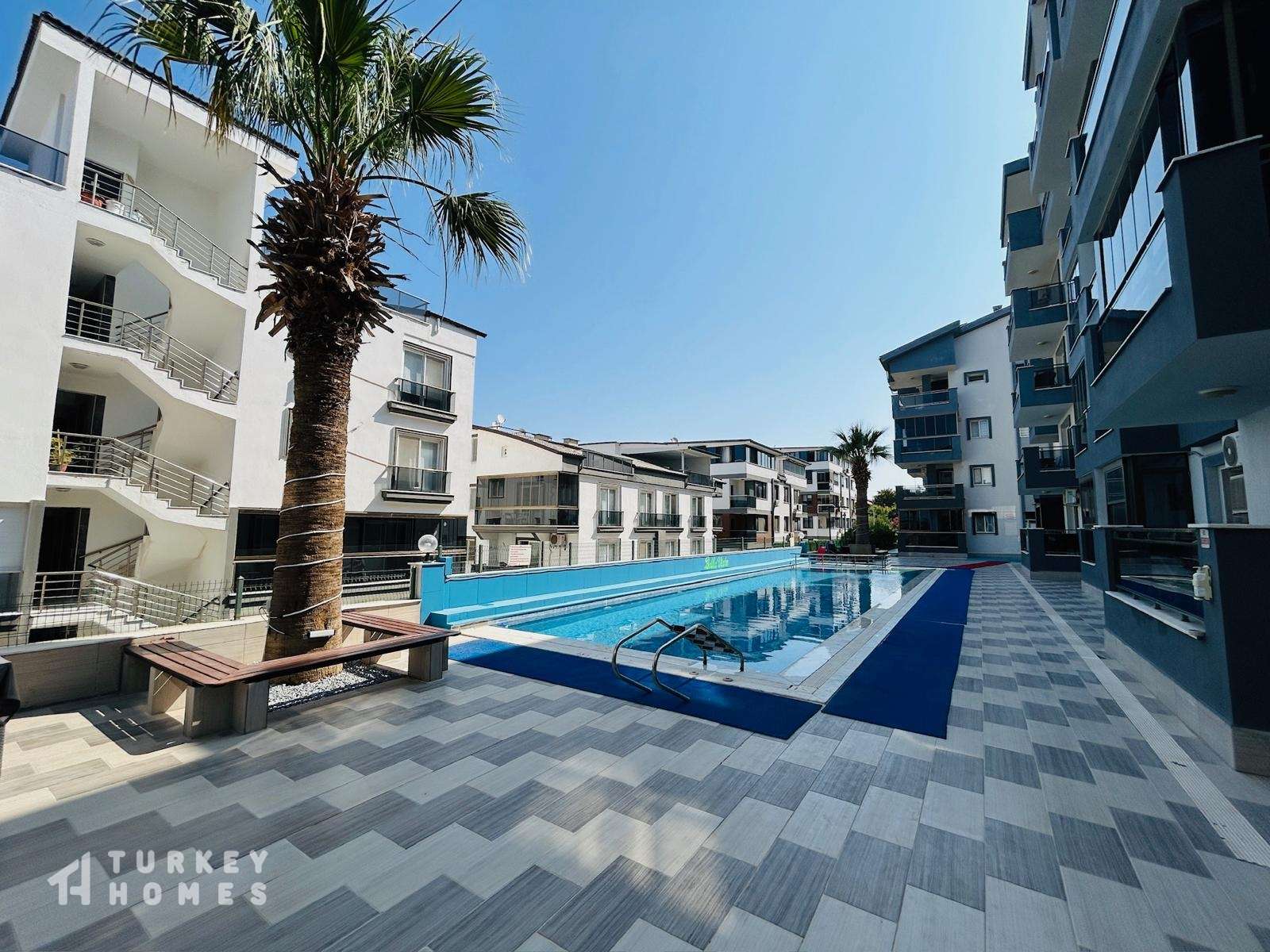 Sea View Apartment For Sale In Hisar, Didim - Main view of the modern complex