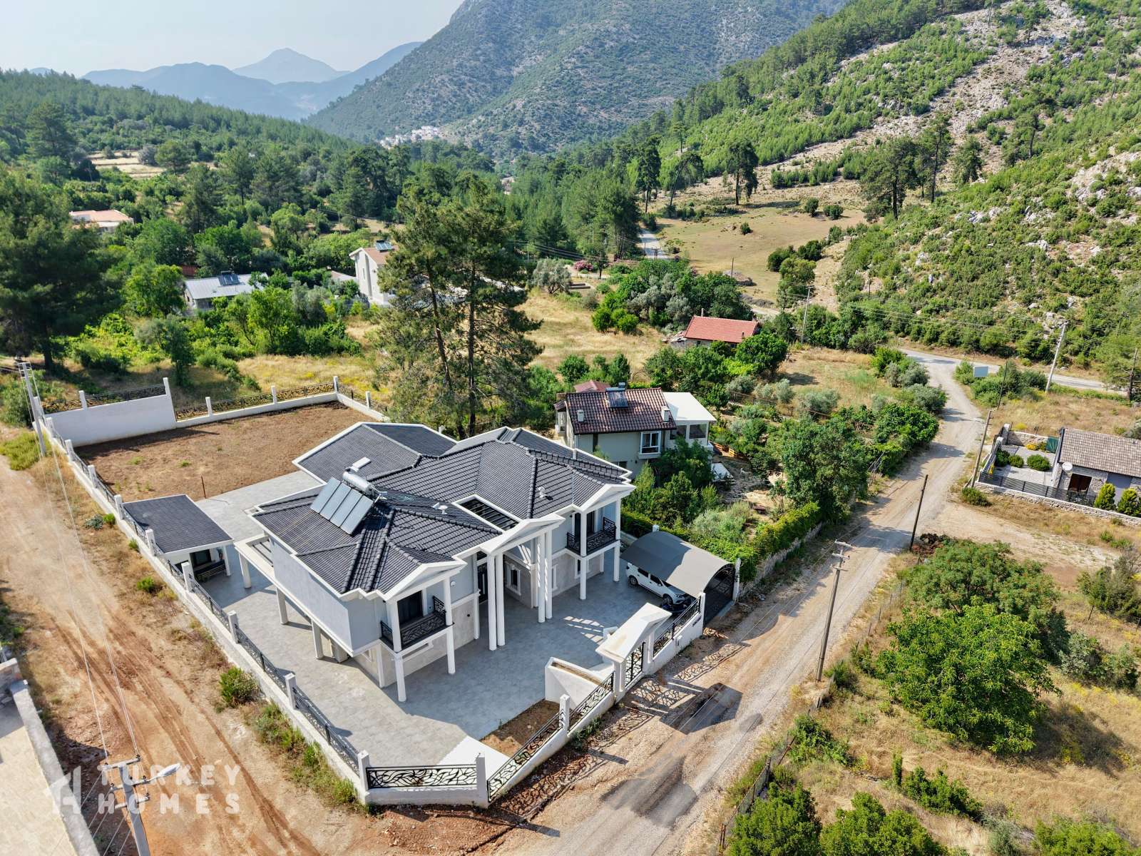 Breathtaking Duplex Villa For Sale In Fethiye - Lush green surroundings