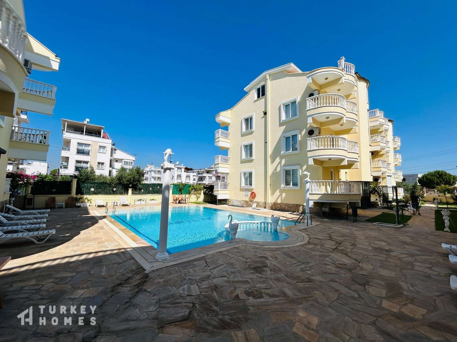 Property With A Sea View For Sale In Didim – Main view of the well-kept complex