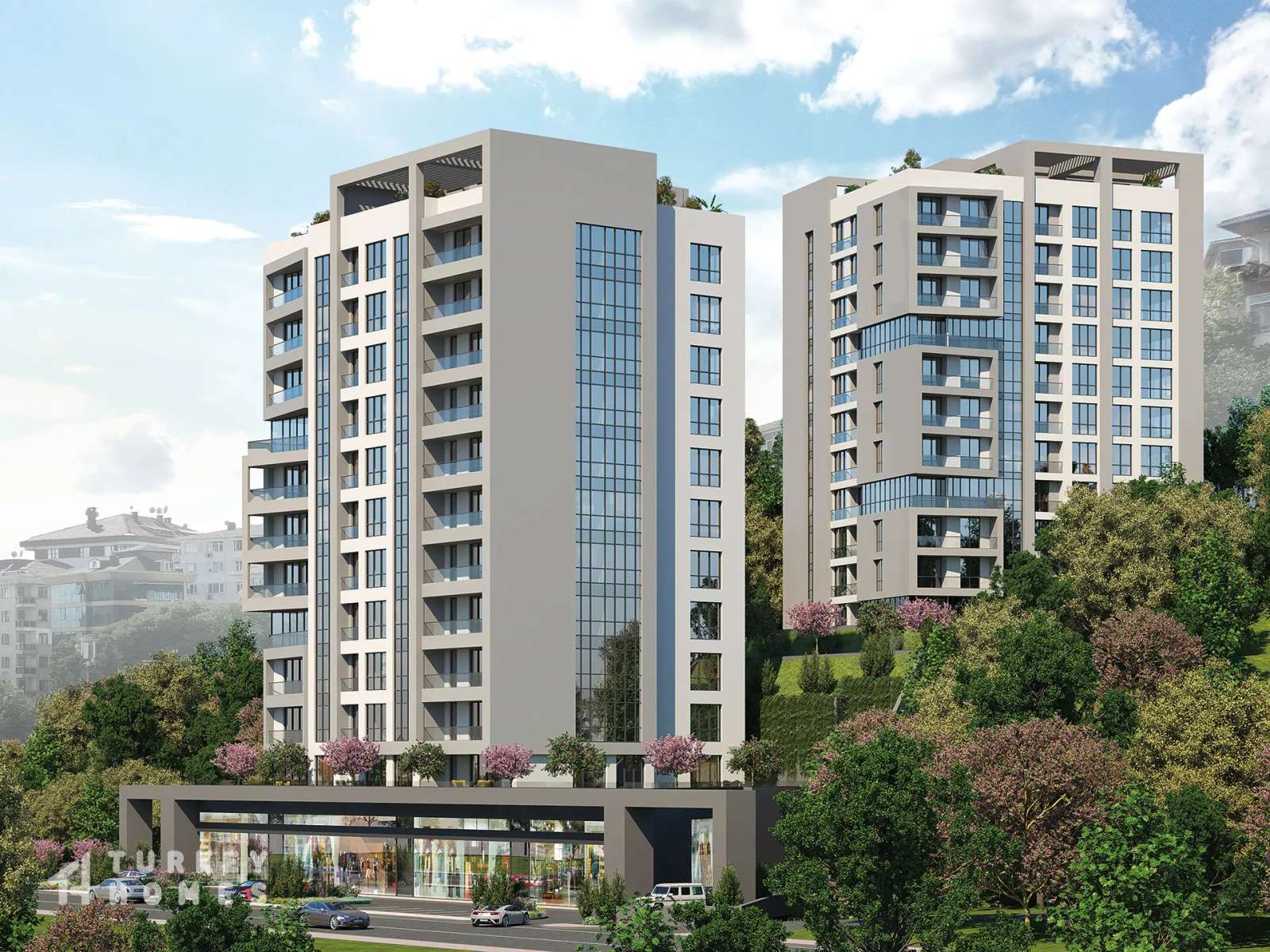 Impressive Istanbul City Centre Properties For Sale - Two modern blocks