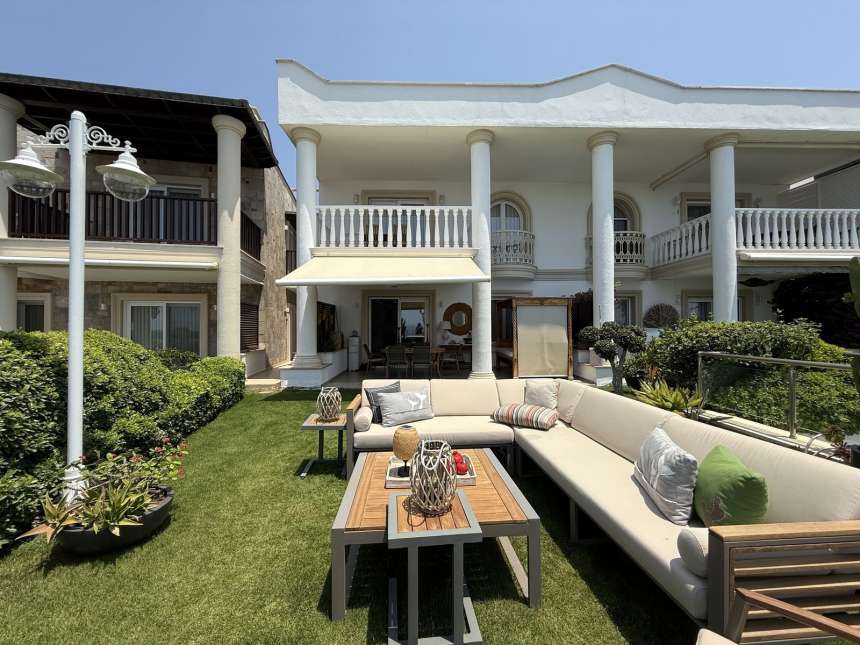 Luxurious Seafront Property For Sale In Kadikalesi, Bodrum - Manicured garden