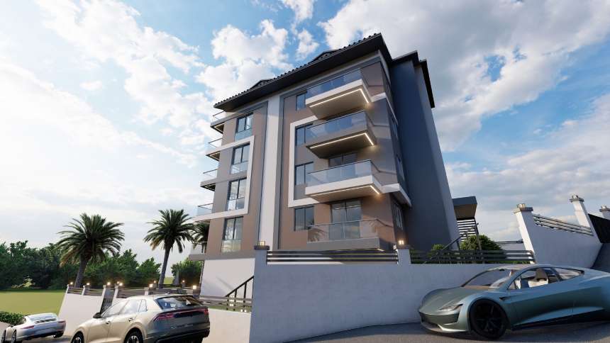 Duplex Property Investments For Sale In Fethiye Town - Modern architecture