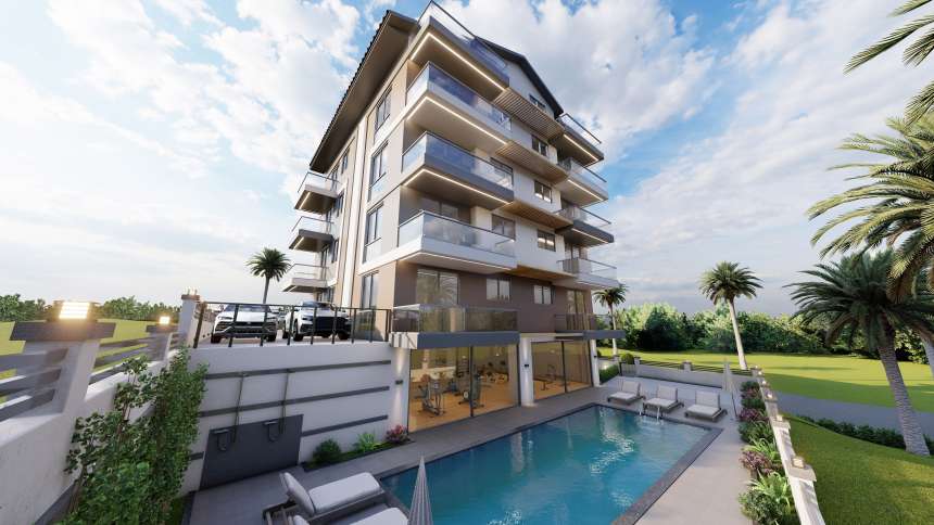 Duplex Property Investments For Sale In Fethiye Town - Modern apartments in Tasyaka, Fethiye