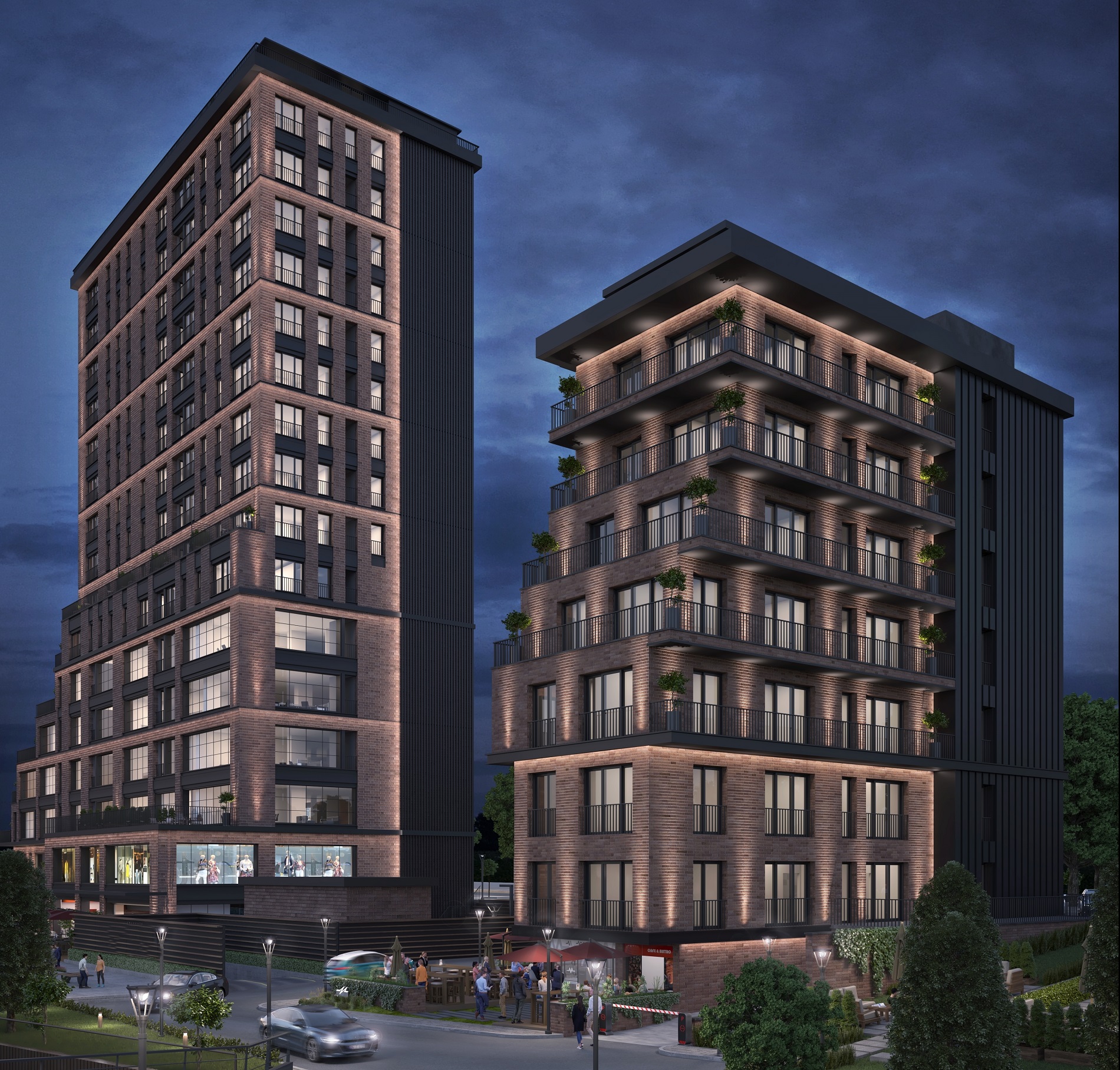 Entire Commercial Building In Istanbul Asia For Sale - A modern project in Atasehir