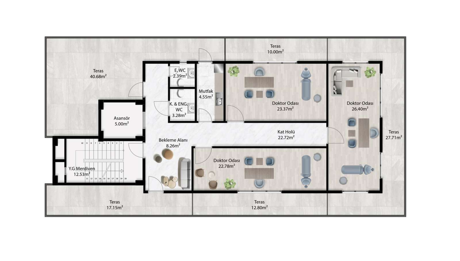Entire Commercial Building In Istanbul Asia For Sale - Floorplan 6