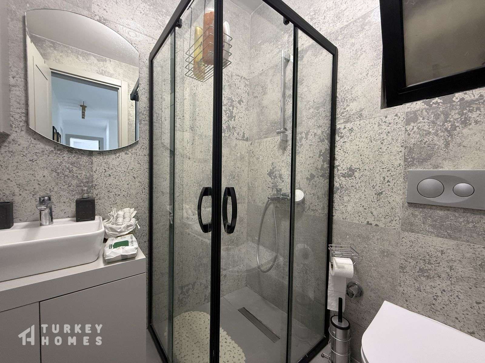 A Tranquil Duplex Yalikavak Property For Sale - Main shared bathroom
