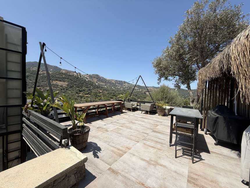 A Tranquil Duplex Yalikavak Property For Sale - Terrace with nature views