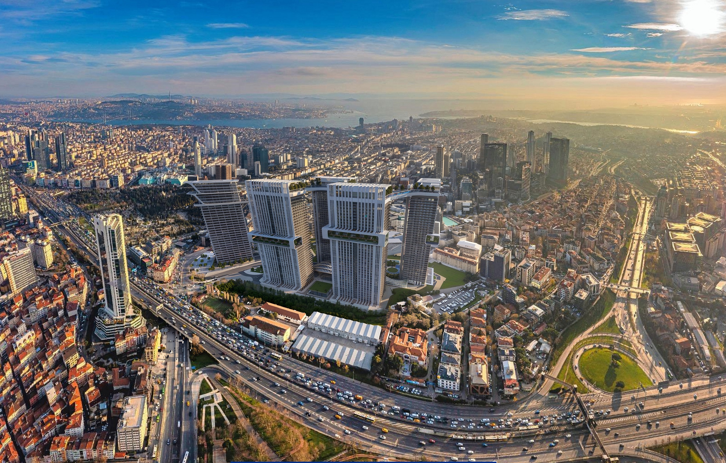 Deluxe Off-Plan Istanbul Apartments For Sale In Sisli - Amazing city and Bosphorus views