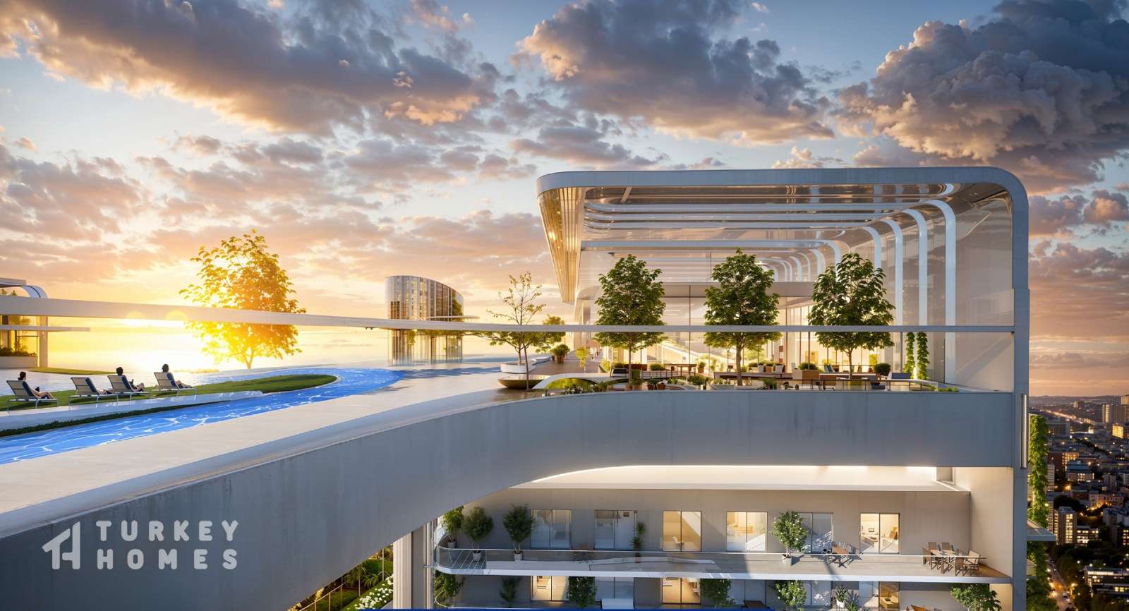 Deluxe Off-Plan Istanbul Apartments For Sale In Sisli - Rooftop pool, cafes and restaurants