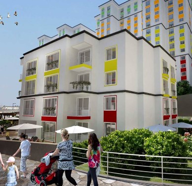 	 Key Ready Istanbul Apartments For Sale - Ideal Investment - Complex view