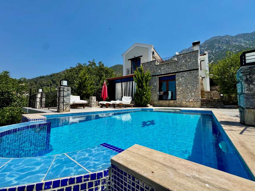 Idyllic Detached Villa In Uzumlu, Fethiye For Sale - Gorgeous infinity pool