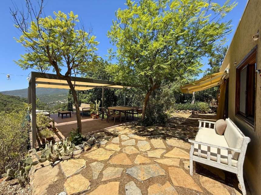 Rural Stone House & Bungalow In Bodrum For Sale - Beautiful seating terrace