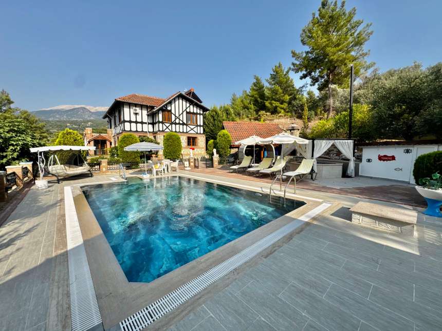 Bespoke Villa For Sale With A Private Pool & Jacuzzi In Kadikoy, Fethiye - Sun terraces and lounging areas