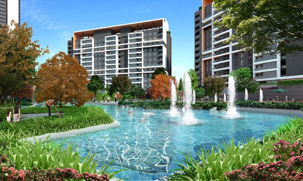 	 Luxury Investment Apartments For Sale in Bachesehir, Istanbul - Off Plan - Complex image