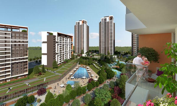 	 Luxury Investment Apartments For Sale in Bachesehir, Istanbul - Off Plan - Complex image