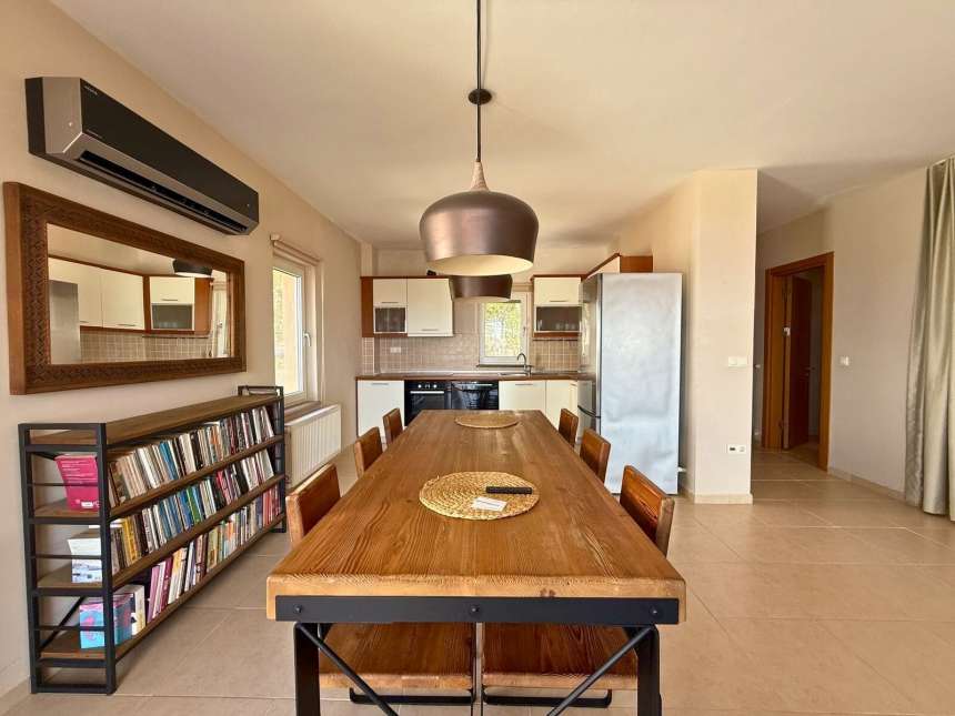Sea View Bodrum Villa For Sale In Koyunbaba, Gumusluk - Dining space to the kitchen