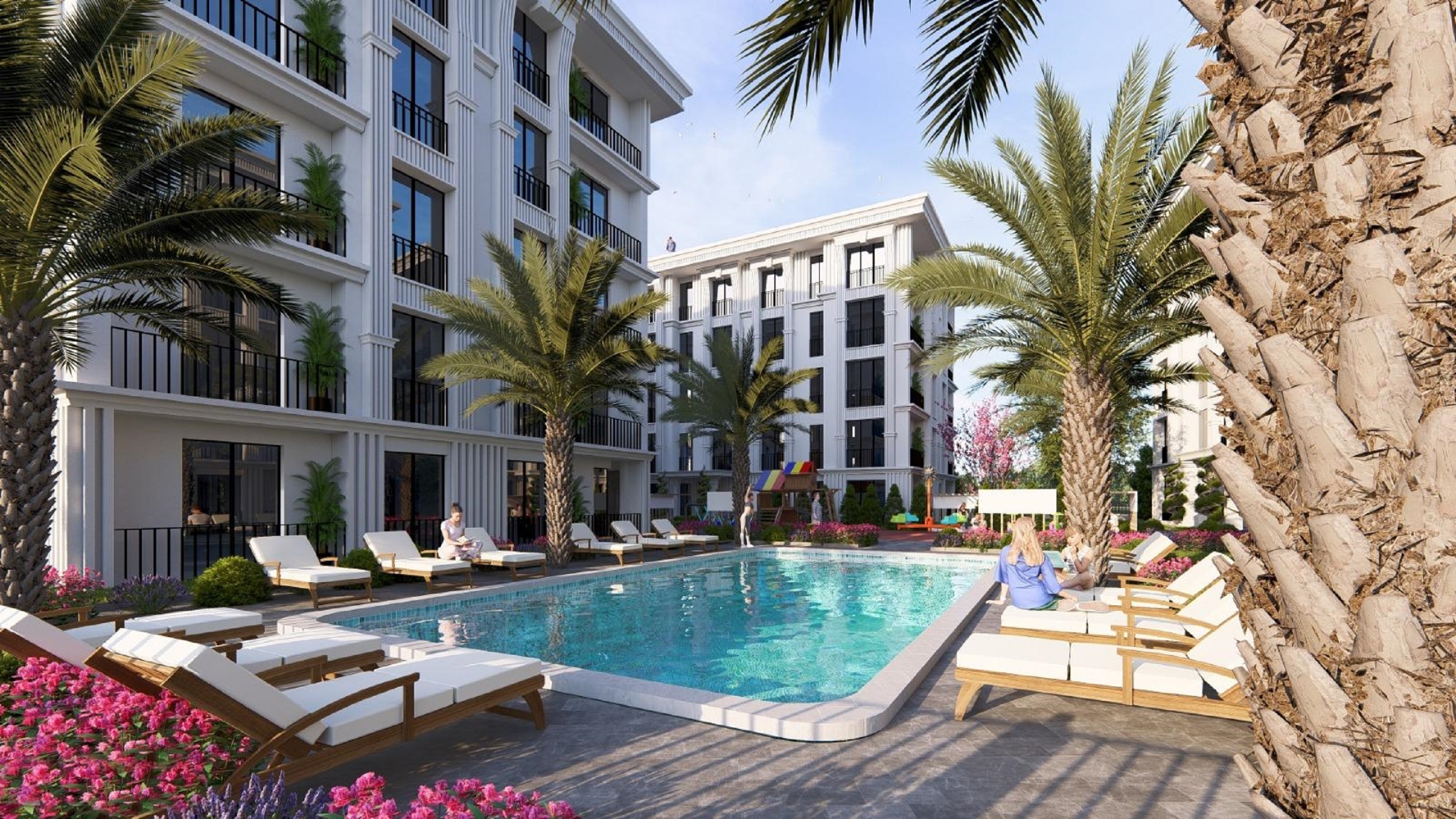 Residential Apartments In Istanbul For Sale - A luxury complex of apartments