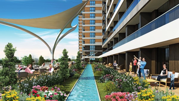 Ideal Istanbul Investment Apartments For Sale - Near The Aiport - Complex view