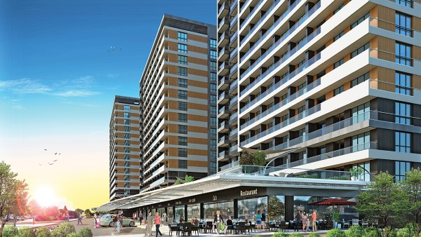 	 Ideal Istanbul Investment Apartments For Sale - Near The Aiport - Complex view