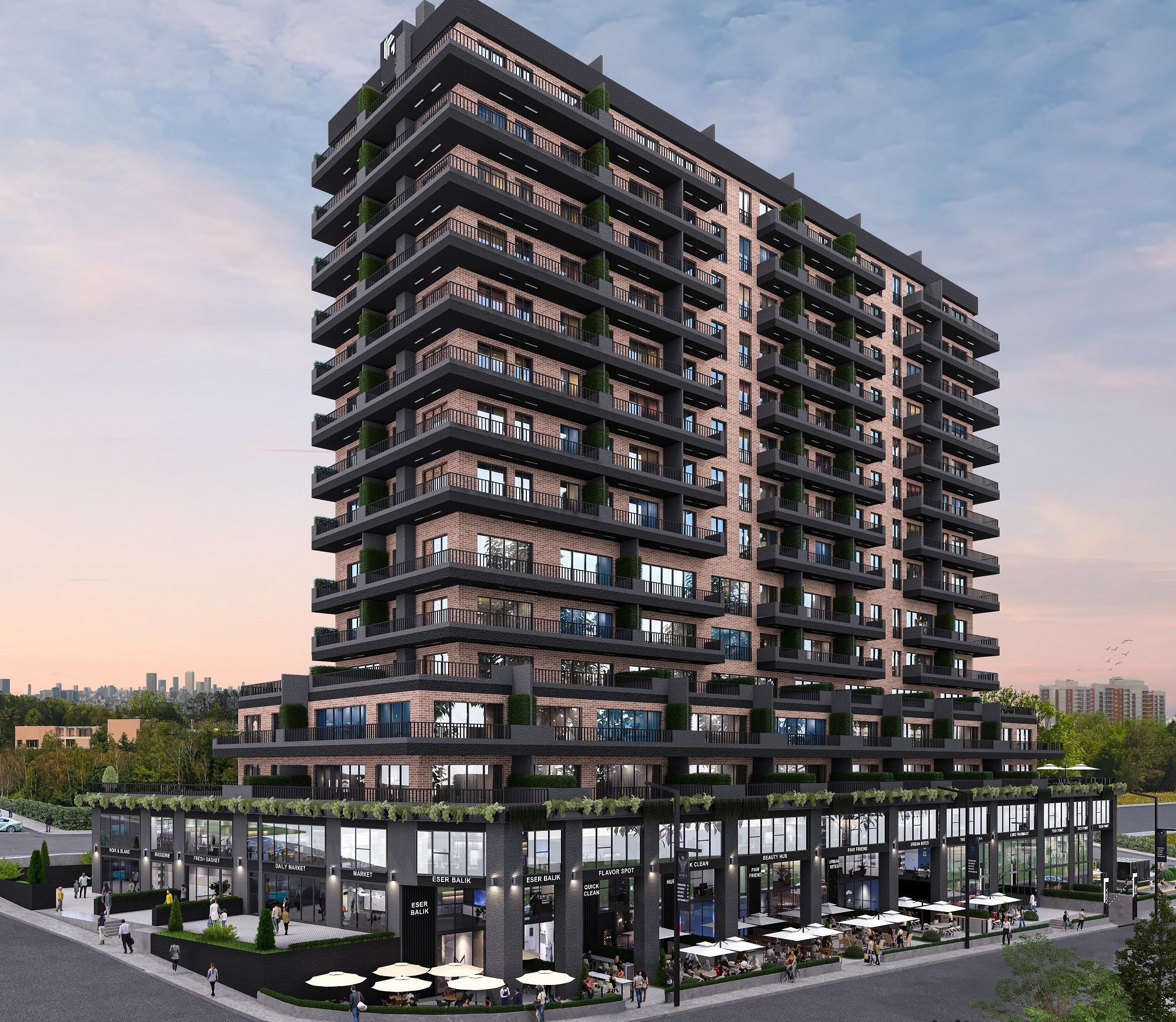 Off-Plan Asian Istanbul Property For Sale - Main view of the project