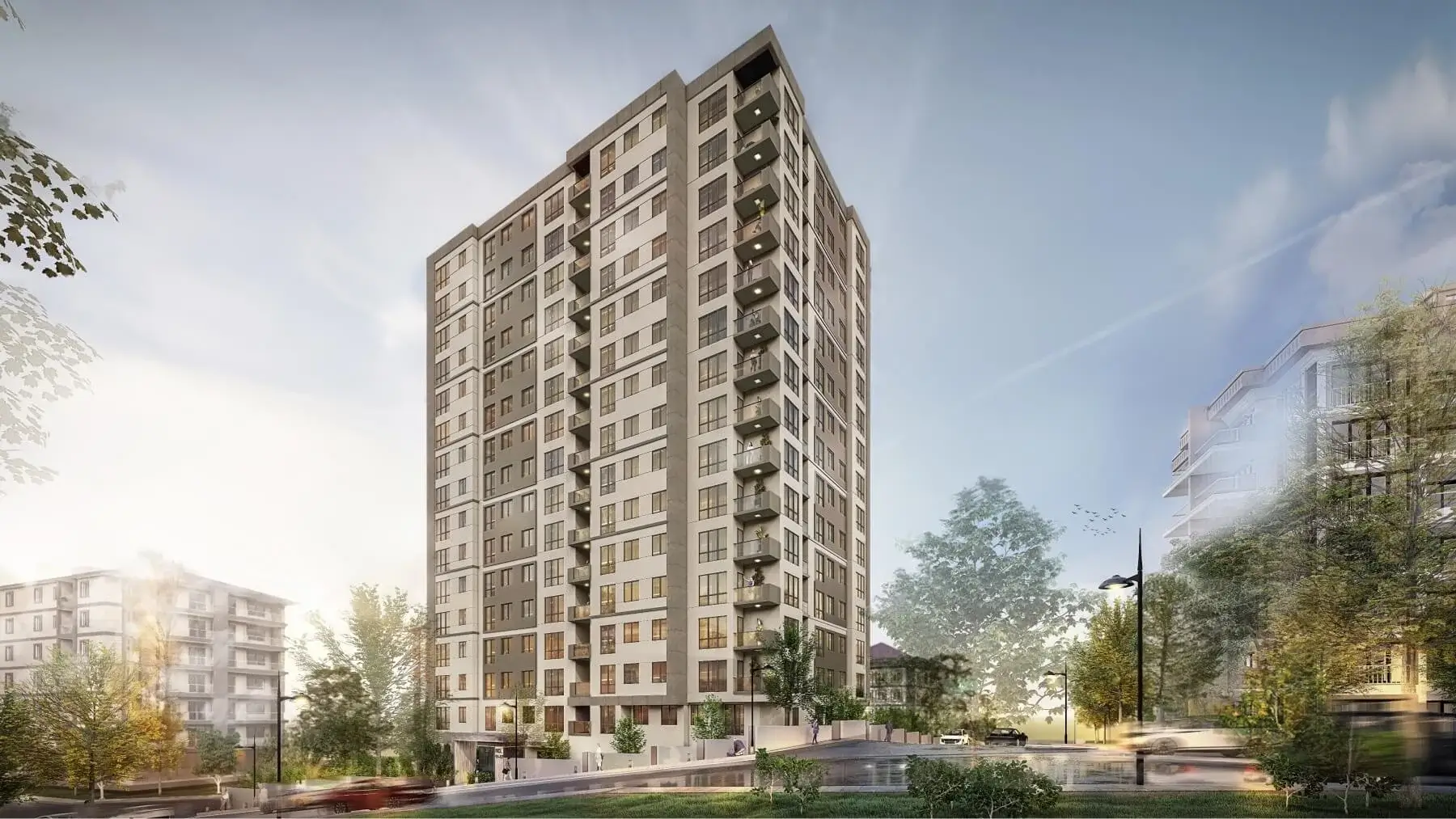 European Istanbul Property For Sale - Main view of the complex