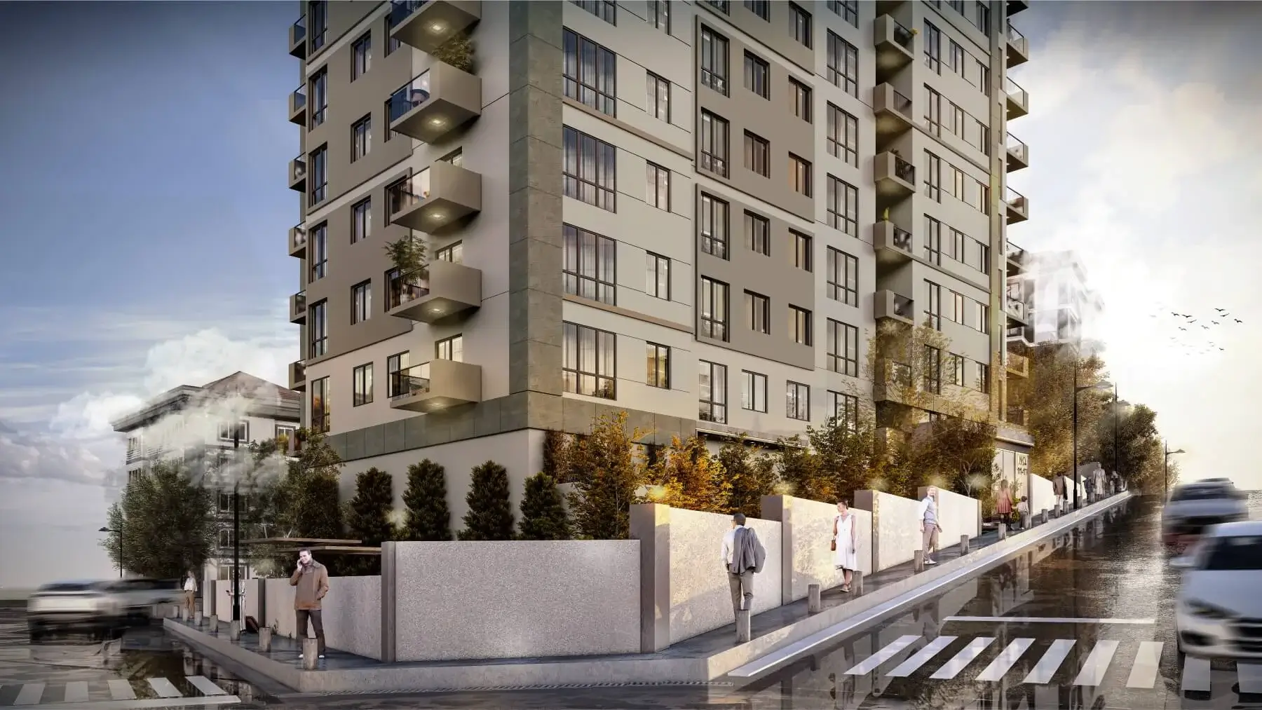 European Istanbul Property For Sale - Securely walled and gated