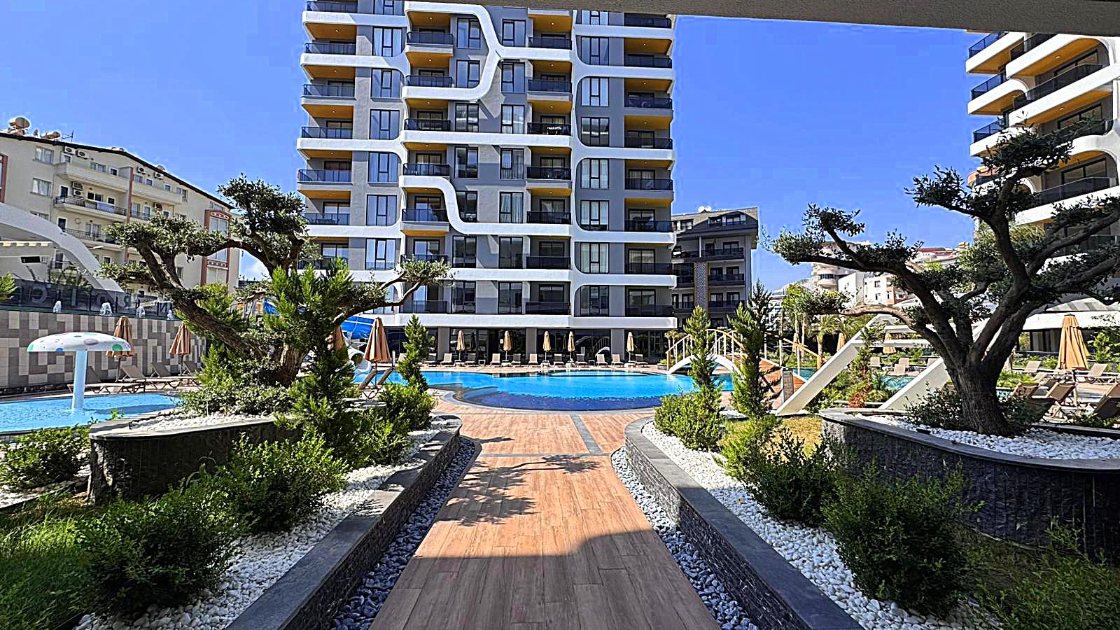 Indulgent One Bedroom Apartment For Sale In Alanya – Luxury Alanya Property Investment In Tosmur Near The Beach