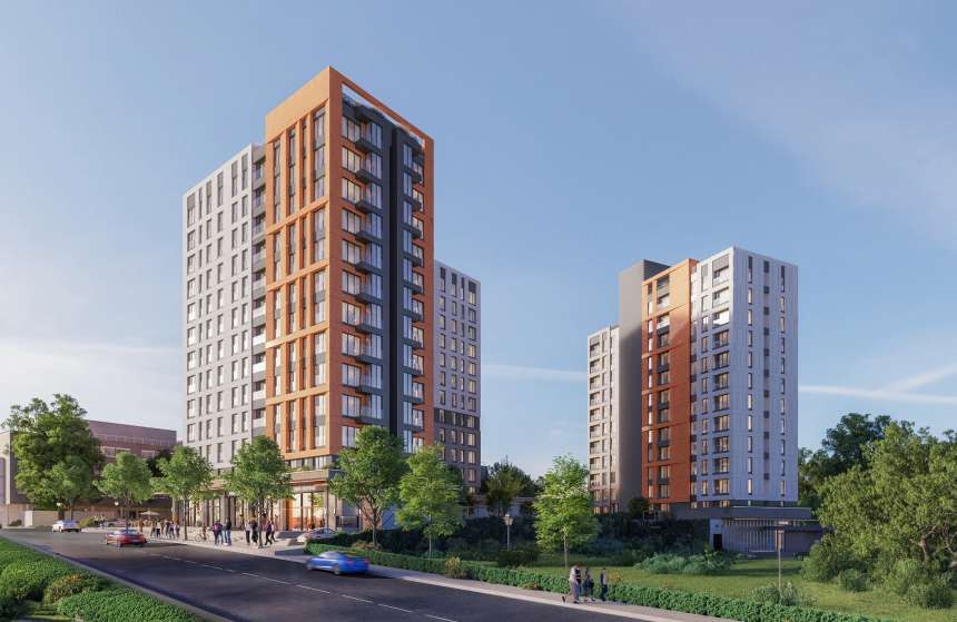 Deluxe Apartments For Sale In Zeytinburnu, Istanbul - Main view of the complex