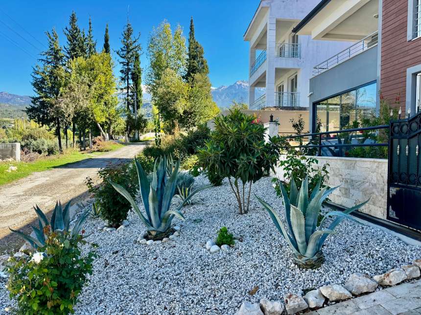 Detached Private Villa In Fethiye For Sale - Landscaped private garden