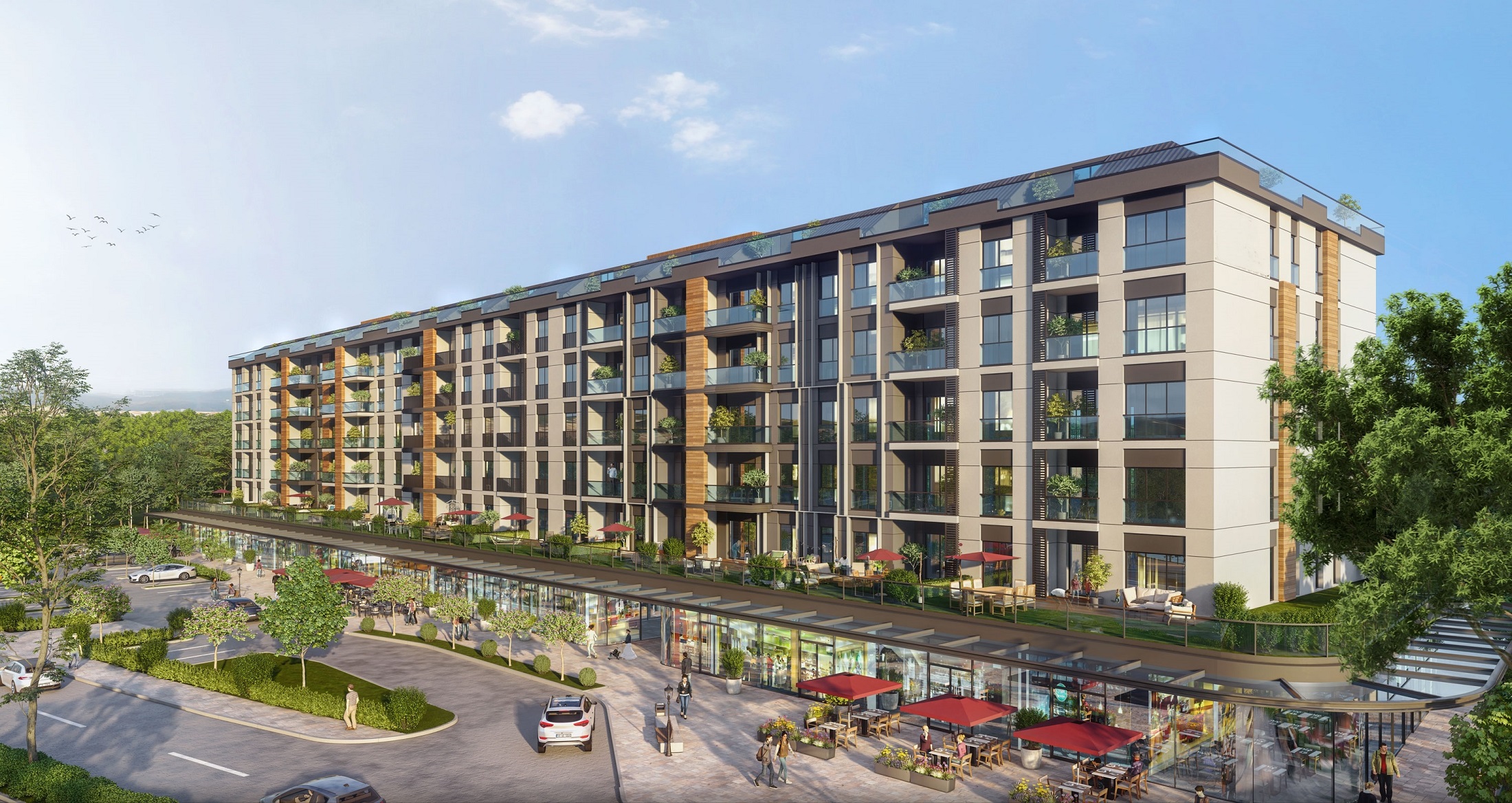 Residential Istanbul Investment Apartments For Sale - Luxury complex of residential apartments