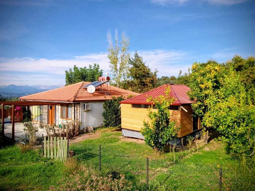 Nature Bungalow For Sale With A Private Pool & Annex In Kadikoy, Fethiye - Main view of the bungalow and annex