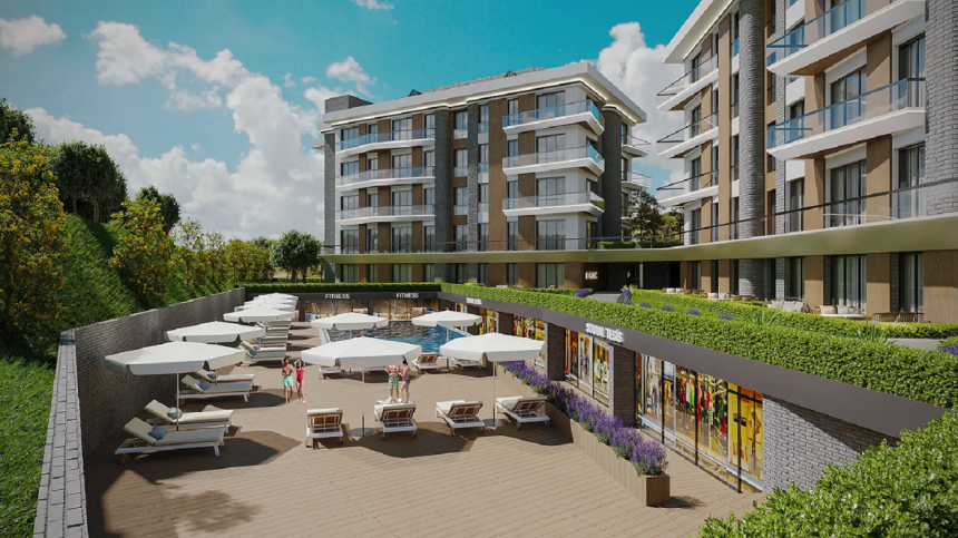 Istanbul Off-Plan Property in Eyup For Sale - A beautiful complex in Gokturk