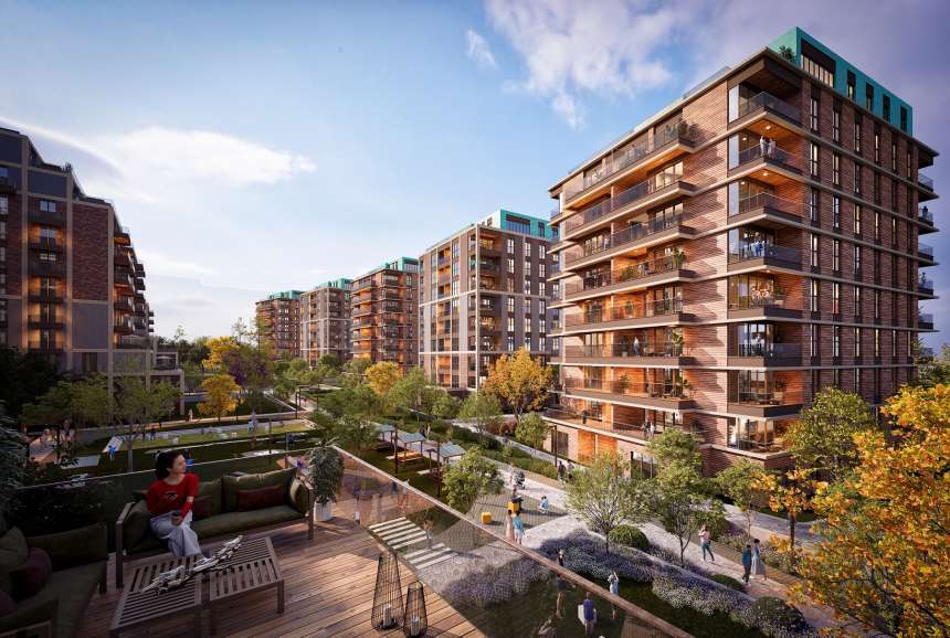 Off-Plan European Istanbul Apartments In Basaksehir For Sale - A nature inspired complex