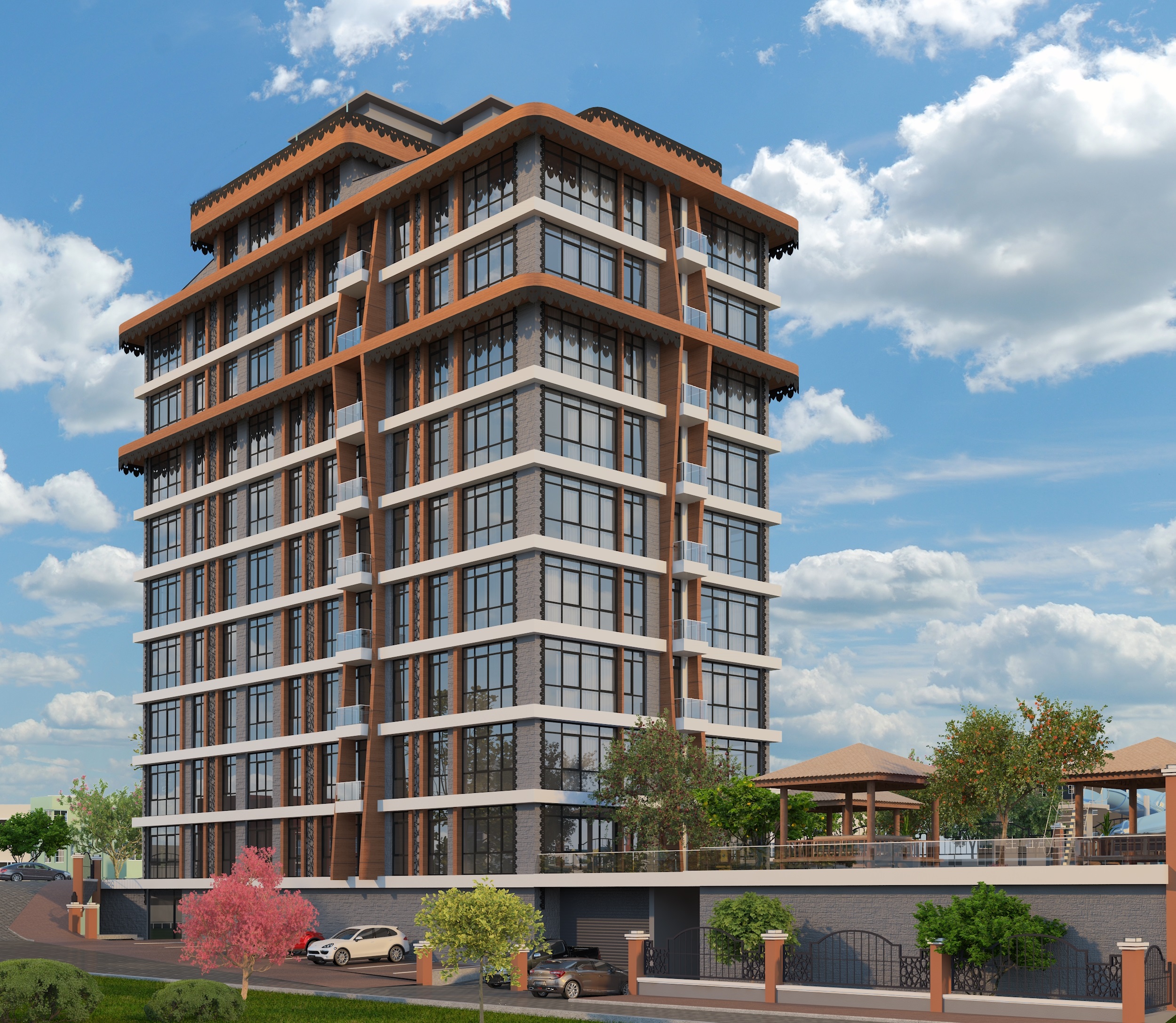 City Centre Istanbul Apartments for Sale in Kagithane - Main view of the complex