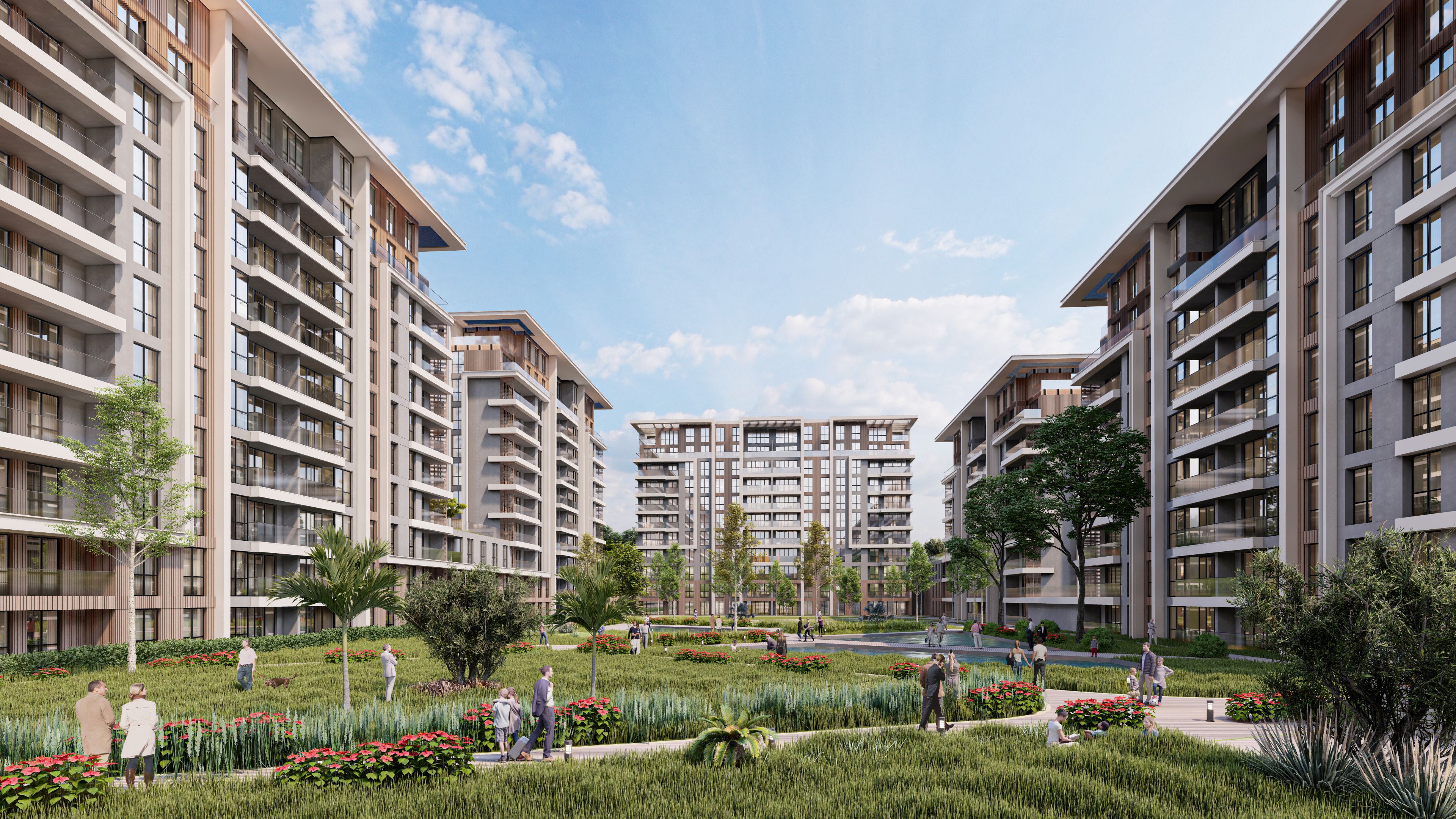 State-Of-The-Art Istanbul Residence Properties For Sale - Complex with stunning exterior