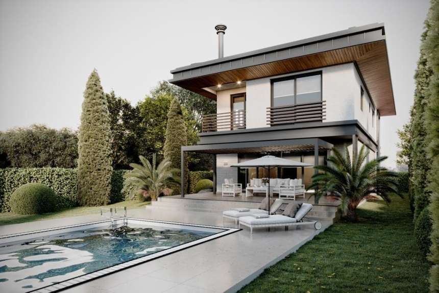 Ultra-Luxurious Fethiye Properties For Sale In Calis, Fethiye - Private garden and pool