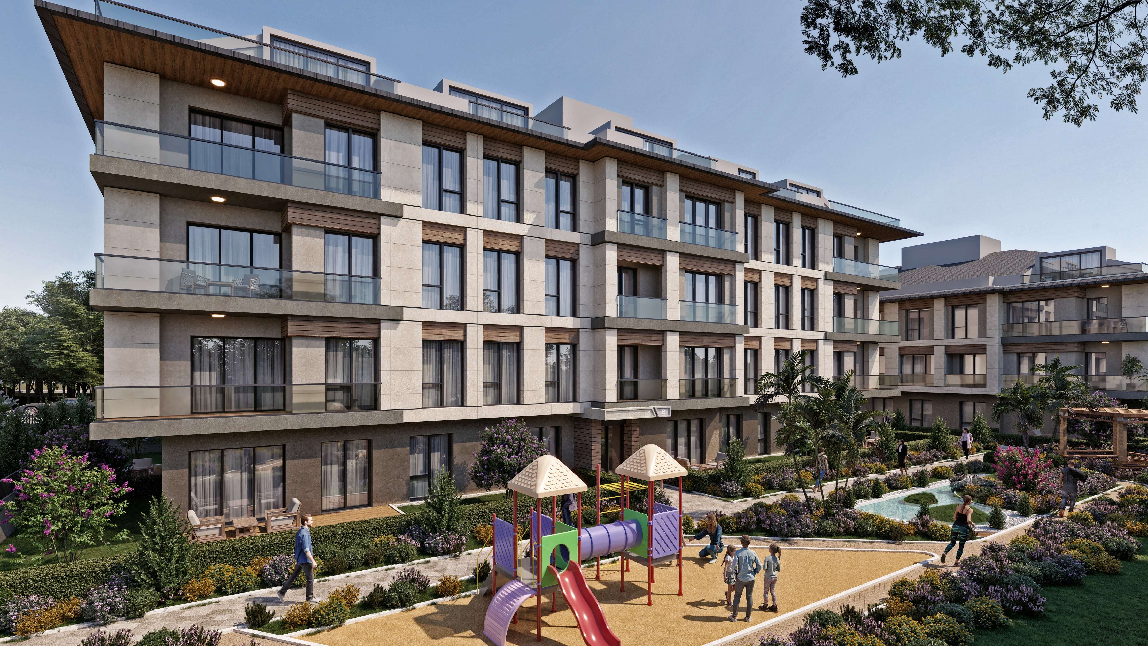 Luxurious Residence Apartments For Sale In Istanbul - Children's play area