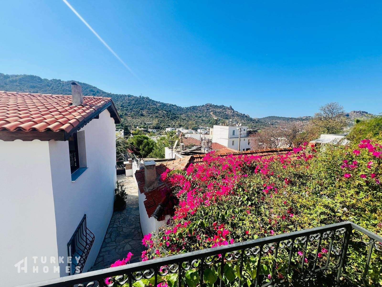 Two Completely Renovated Villas In Bodrum For Sale - Endless countryside vistas