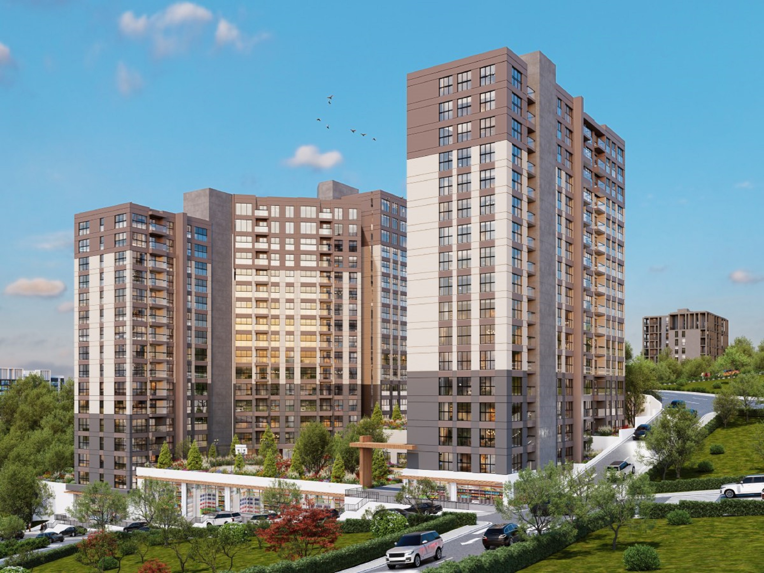 Distinctive Apartments For Sale In Gaziosmanpasa - Modern residences in Istanbul